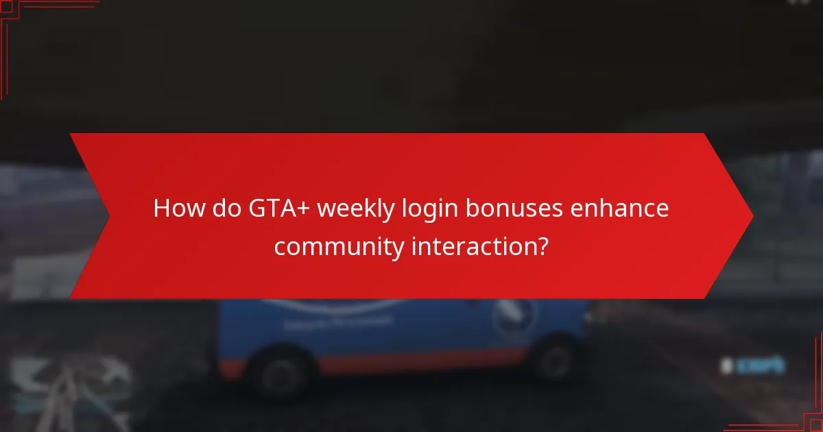 How do I claim my GTA+ weekly login bonuses?
